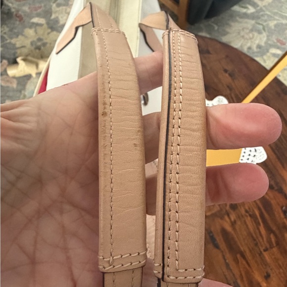 Coach Beige and Pink Canvas/leather Weekender Tote 20x15 Includes Triple hangtag - Picture 11 of 15